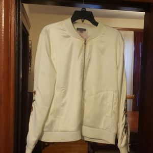 Woman's silk rose jacket